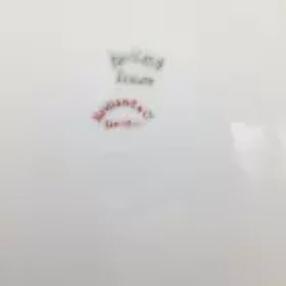 Haviland Limoges France Luncheon Plate Coupe H1415 White/Gold Trim & Inner Ring - Picture 4 of 4